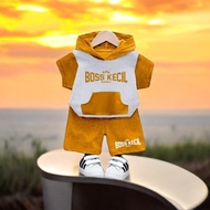 BAJU SETELAN HOODIE PENDEK ANAK LAKI LAKI BOSS KECIL / Set Sweater 1-5Tahun