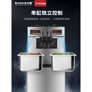 Ice Leo Ice Cream Machine Commercial No-Clean Dual System Cone Machine Vertical Ice Cream Machine Su