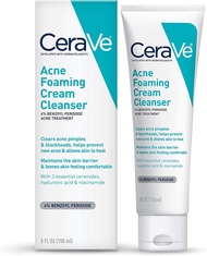 CeraVe Acne Foaming Cream Cleanser 5oz 150ml