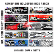 termurah stiker kids panda | 6ribu dapet semua | stiker bus kids panda jb3 jb5 takumi om agung