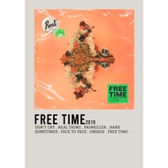 【READY STOCK】Poster Cover Album Free Time by ​Ruel famous singer for room/wall/gift