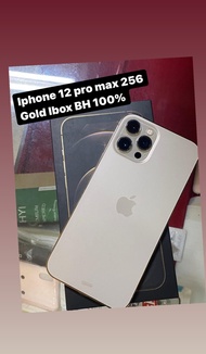 Iphone 12 pro max 256 gold BH 100% ibox bekas