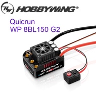 HOBBYWING QuicRun WP 8BL150 G2 3-6S Waterproof Speed Controller Sensorless Brushless ESC for 1/8th R