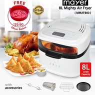 Mayer 8L Mighty Air Fryer MMAF800 (Free Silicon Basket)