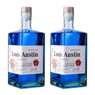 Square Bottle Blue Orange Flavored Caliber 500ml Western Wine Powerful Wine Cocktail Bartending Base