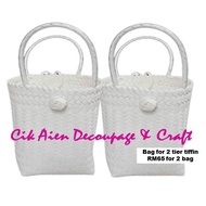 Penan Bag specific for Tiffin from Sarawak 1 pcs only for Decoupage -Beg Penan khas mengikut ukuran 
