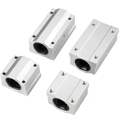 4 pcs SCS 6/8/10/12/13/16/20/25/30 UU/LUU Linear motion ball slide units Linear Ball Bearing Block C