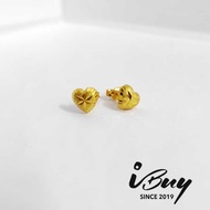 IBUY 916 Gold * LOVE EAR STUD Earring 22K (916)