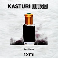 Bibit Minyak Kasturi Hitam 12ml - Bibit Parfum Import Wangi Tahan Lama / Parfum Sholat Kasturi Murni