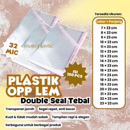 (DOUBLE SEAL THICK) OPP PLASTIC GLUE 7X23; 8X23; 9X23; 10X23; 11X23; 12X23; 13X23; 14X23; 15X23; 16X