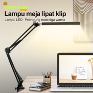 Vimite Lampu Meja LED Dapat Ditarik Lengan Panjang Dilipat Colokan USB Pelindung Mata Light Meja 3 W