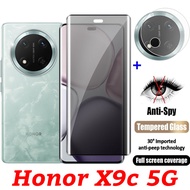 2in1 For Honor X9c HonorX9c X9 X9b X9a a b c 9c 5G 4G 2024 Camera Film Privacy Tempered Glass Screen