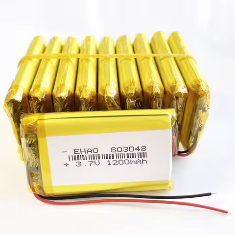 Lot 10 x PCS 3.7V 1200mAh Polymer Lithium Lipo Rechargeable Battery 803048 For Mp3 GPS Recording Pen