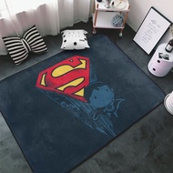 DC Superman Cartoon Carpet for Kids Room Cute Rugs Room Decor Colorful Anime Carpet with Animal Prin