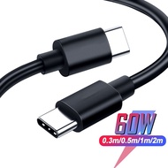 0.3m 2m USB Type C to USB C Cable PD QC 4.0 Fast Charging for Samsung Galaxy S26 S25 Plus Xiaomi Mi1