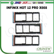 Simtray Sim Tray Slot Sim Card Simlock infinix hot 12 Pro X668