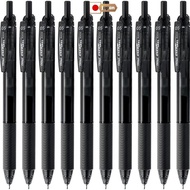 【Direct from Japan】Pentel gel ink ballpoint pen EnerGel S 0.5mm black 10 pieces BLN125-A