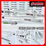 🏁 ORIGINAL SWING ARM BST BOUSHI +3 INCI HONDA WAVE 125 ALLOY 🏁 SRL LAGENDA EX5 SYM KRISS 3 INCH
