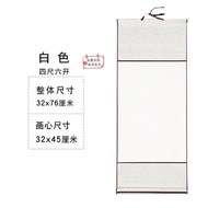 Hanging Shaft Blank Xuan Scroll Wholesale Hand-Rolled Traditional Chinese Painting Customized Work Xuan Paper Framed Wri