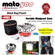 Kovar Windproof Portable Butane Gas Stove with Adjustable Cover/Butane Gas Burner/Dapur Gas Butane K