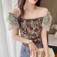 •ECLAIRE• 003 DELICIA KOREAN FLORAL BLOUSE