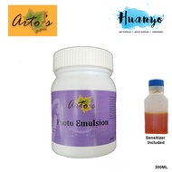 [HUANYO] Artos Photo Emulsion with Sensitizer For Textile Silk Screen Printing (300ML)