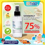 【In Stock】 SKINNERGY Eucalyptus Moisturising Anti Bacteria Spray (75% ETHANOL ALCOHOL SANITIZER)