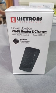 Lifetrons Switzerland Wi-Fi Router & Mobile Charger 流動上網數據分享器及充電寶