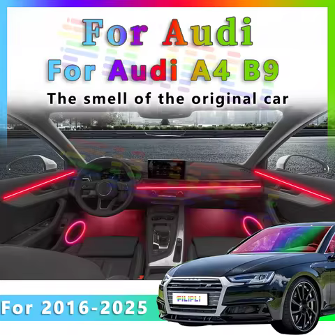 For Audi A4 B9 Transform In-Car Atmosphere with Hidden LED Ambient Light Strips for Car Interiors Eq