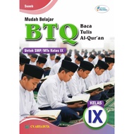 Buku Mudah Belajar Baca Tulis Al-Quran BTQ Kelas 9