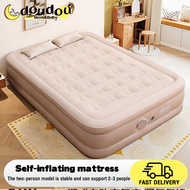 43cm/ 25cm Thick Camping Air Bed Automatic Camping Air Mattress Inflatable Sleeping Pad Tatami Singl