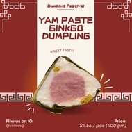 Yam Paste Ginkgo Dumpling (400G) 白果竽泥粽 [Dumpling Festival] - Vegetarian Dumpling