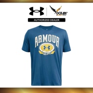 Under Armour Men Collegiate Crest Short Sleeve T-Shirt - Varsity Blue 1379537-427
