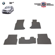 Car Floor Mats Button BMW Serie 5 Code E60 Year 2003-2010 Set 5 Pieces