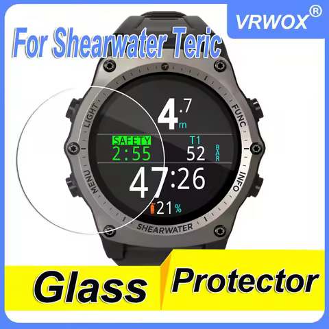 9H 2.5D Tempered Glass Protective Film For Shearwater Teric Diving computer watch Explosion-proof Sc