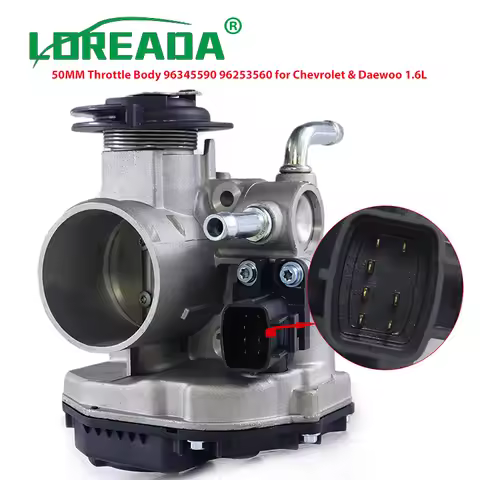 New Electronic Throttle Body Valve 96345590 for Chevrolet Tacuma Vivant Rezzo Daewoo Nubira 1.6L 16V