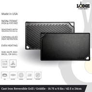 Lodge Cast Iron Double Play Reversible Grill/Griddle - LDP3 PG