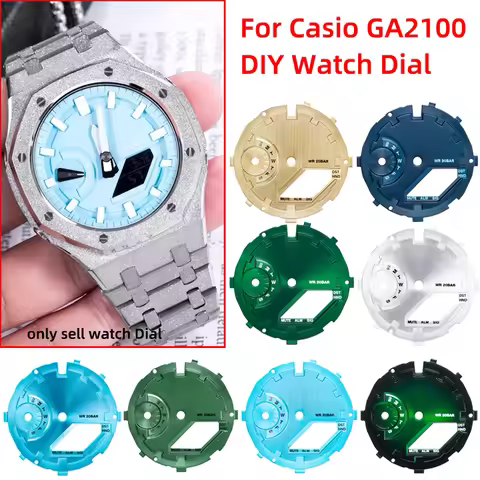 GA2100 GA2110 metal Surface Dial Modified dial sun pattern Matte Lacquer For Casio G-SHOCK GA-2100 G