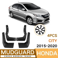 For Honda City 2015-2020 black car mudguard Reduce dust Resist tire dirt car accessories tools