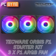 Tecware Orbis F1/Orbis F3 Starter Kit With 3x F1/F3 ARGB Fan (Without Controller &amp; Hub)