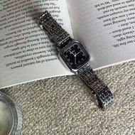 Vintage cool style watch ladies fashion digital silver metal steel strap simple niche student bracelet quartz watch