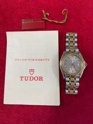 TUDOR GENEVE Monarch Quartz ตัวเรือน 2 กษัตริย์ ทองคำแท้ 18 K นาฬิกาผู้ชาย นาฬิกามือสองของแท้