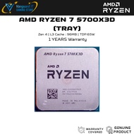 [ AMD RYZEN 7 5700X3D ] 4.1GHZ 96MB Cache Processor With AM4 Mobo Combo