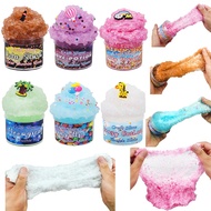 Cloud Slime Clay Slime 假水 Mainan 史萊姆起泡膠 粘土 Boba Pearl Soft Baby Toy Squishy Slime Kit Puff Kids