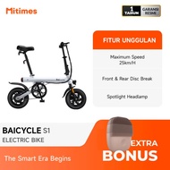 Baicycle S1 Electric Bike 12inch Foldable Electric Sepeda Listrik