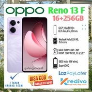 OPPO RENO 13 F (5G) NFC 16+256 GB layar super Amoled mediatek dimensity 6300 Ram kamera 50+32  mp ga