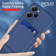 Lenuo Silicone Phone Case for Xiaomi Poco X5 5G X5 Pro X3 Pro NFC Poco F4 Poco M3 Poco X3 GT K40S Casing Liquid Soft Card Slot Shockproof Back Cover
