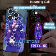 Luminous Case for Iphone 16 Mobile Phone Case Cartoon Game Electric Flash Mobile Phone Case for 16Pr