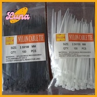 Cable TIES Size 2.5X100MM Brand Tiedye Contents 100 Pieces luna__77