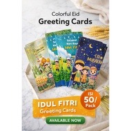 TF ACC Large Eid al-Fitr Envelopes, 50 Pieces, Large Size, 8, 16 cm, Fits Money, No Folded